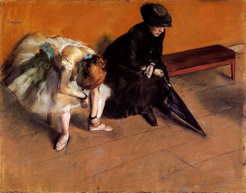 Edgar Degas Waiting