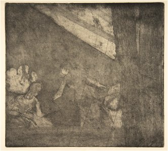 Edgar Degas, At the Café des Ambassadeurs, 1879–80
