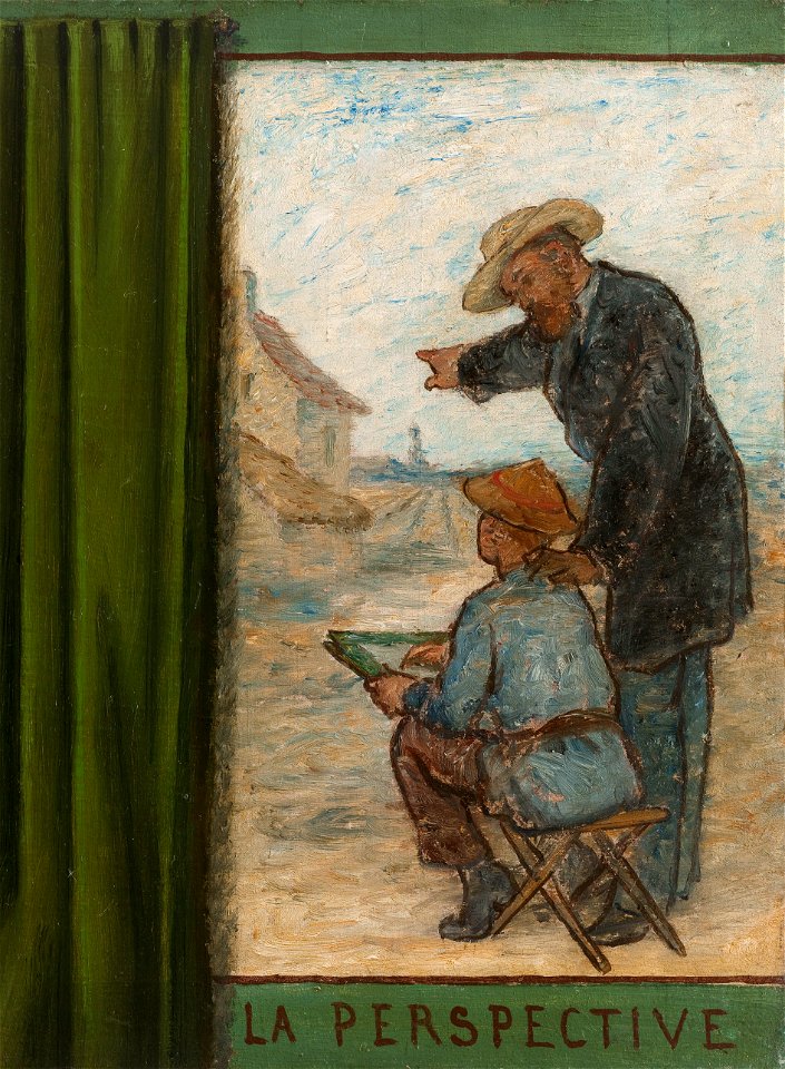 Edmond Eugène Valton - Dessinez enfants, pour soutenir plus tard l'honneur industriel de la République française , Esquisse - PPP4282 - Musée des Beaux-Arts de la ville de Paris - 2