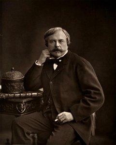 Edmond de Goncourt by Nadar c1877
