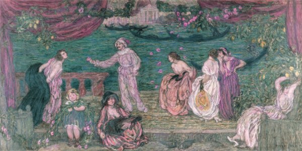 Edmond-François Aman-Jean - Festival of Venice - Google Art Project