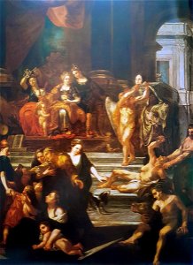 Edmond Plumier, De dubbele jurisdictie (1714), Stadhuis Maastricht