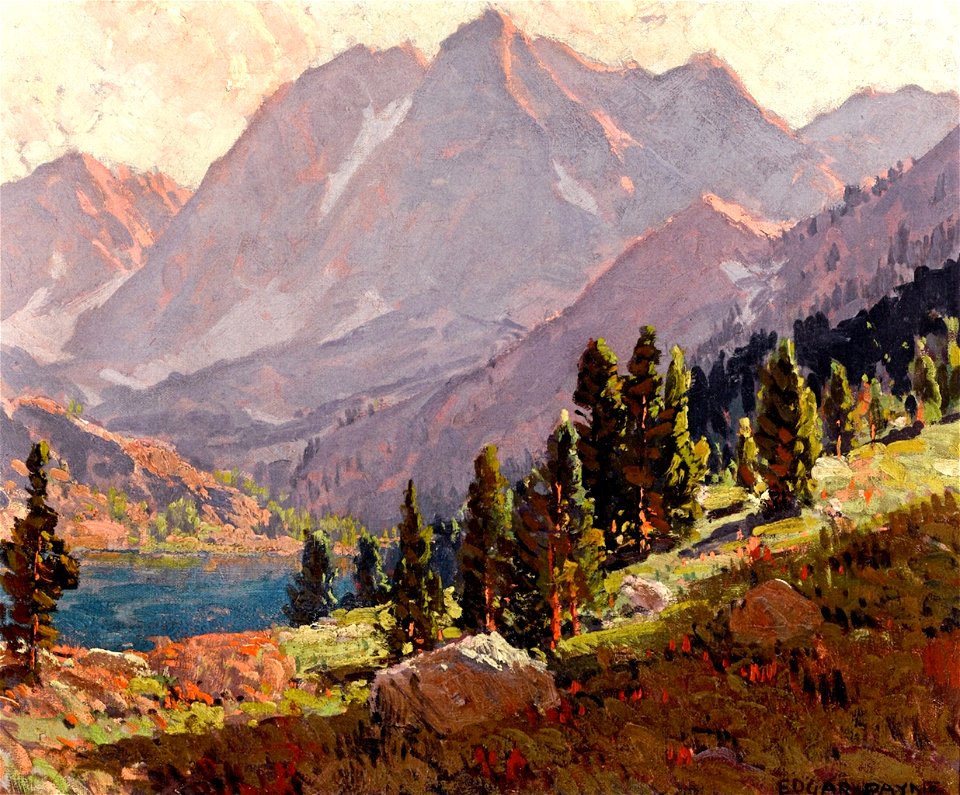 Edgar Payne View at Sabrina Lake, Inyo County