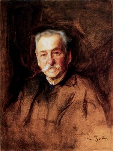 Edgar Spiegl von Thurnsee (journalist), by Philip Alexius de László, 1906