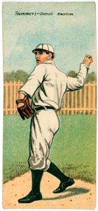 Edgar Summers-Hugh Jennings, Detroit Tigers, baseball card portrait LCCN2007683885