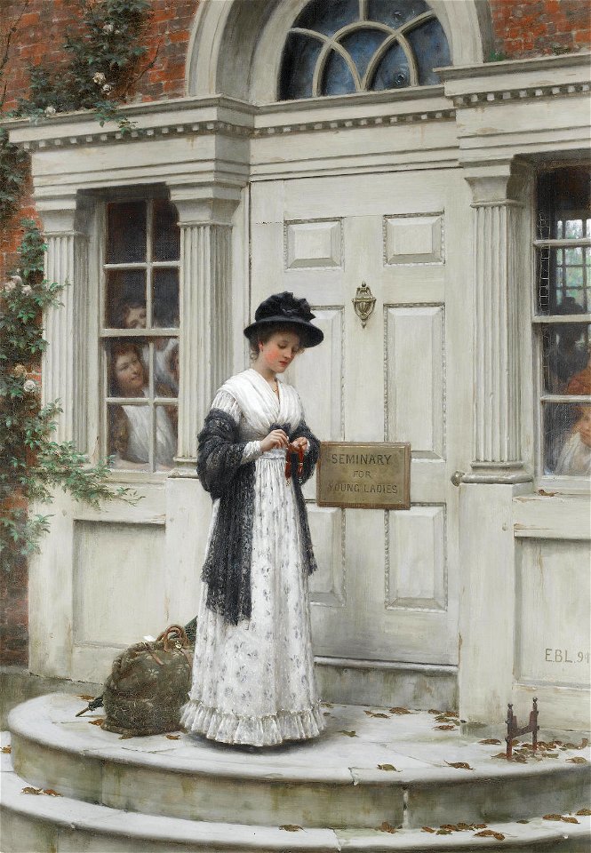 Edmund Blair Leighton - The New Governess