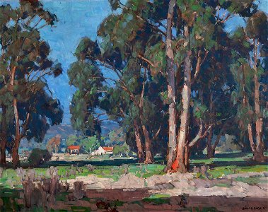 Edgar Payne Eucalyptus Landscape, California