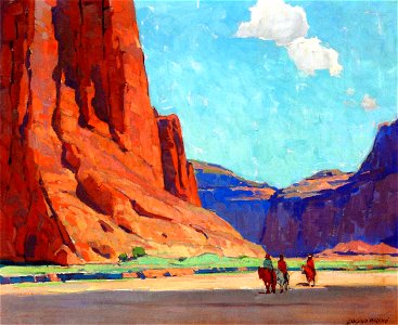 Edgar Payne Riders in Canyon de Chelly
