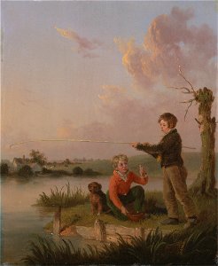 Edmund Bristow - The Young Anglers - Google Art Project