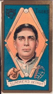 Edgar Summers, Detroit Tigers, baseball card portrait LCCN2008677871