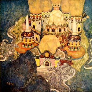 Edmund Dulac's fairy book - color plate 10