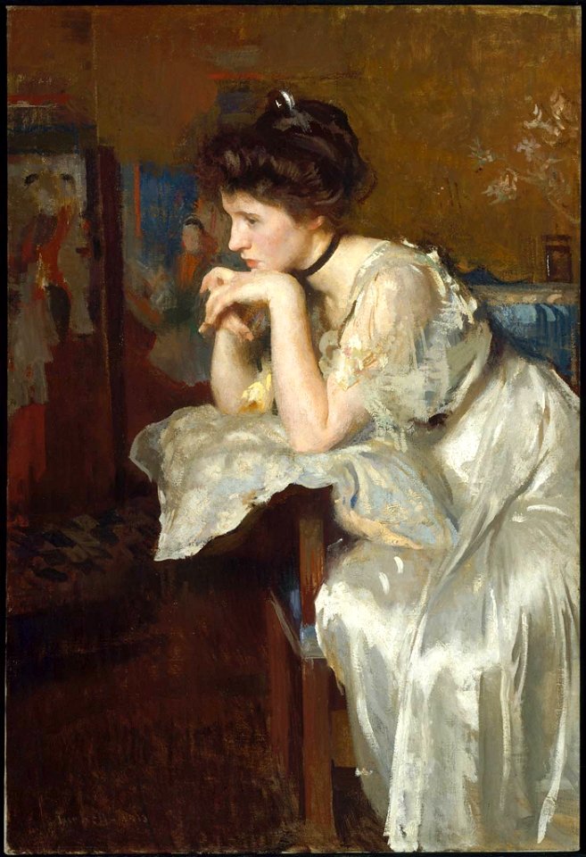 Edmund C. Tarbell - Reverie (Katharine Finn) - 33.400 - Museum of Fine Arts