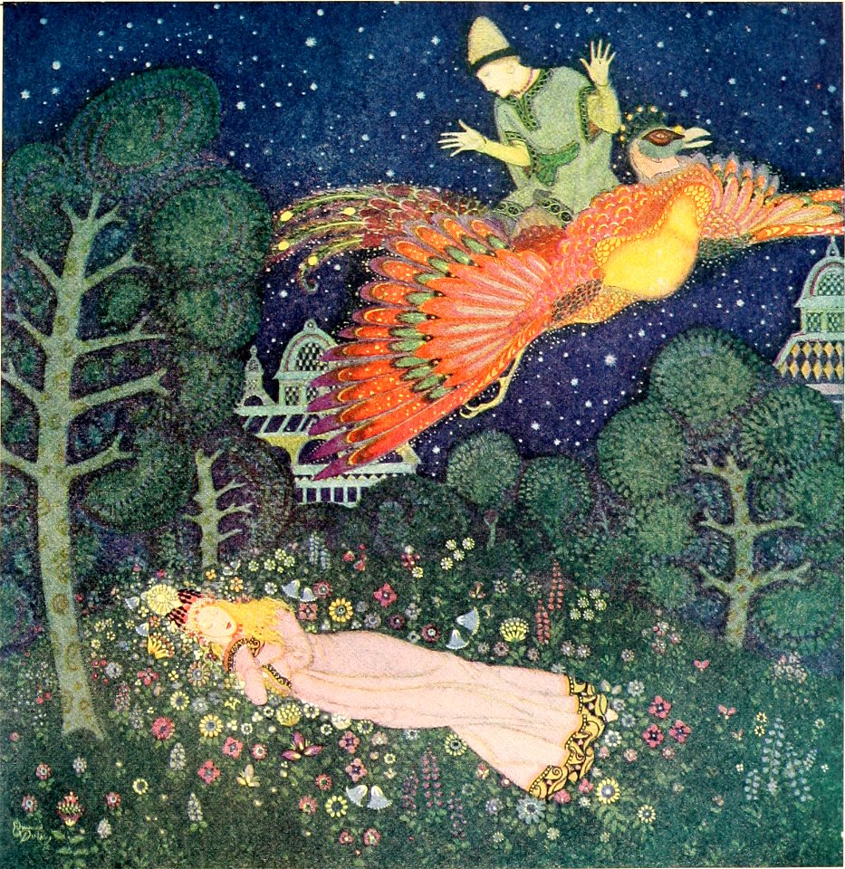 Edmund Dulac's fairy book - color plate 14