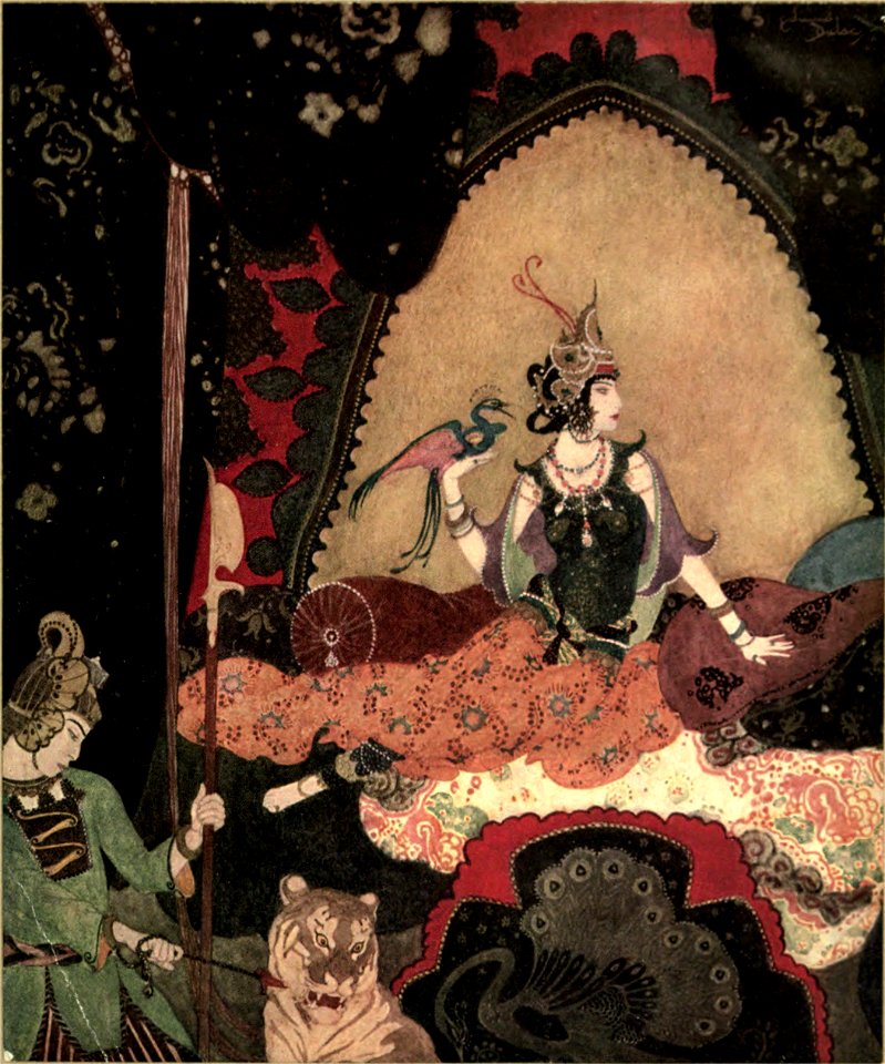 Edmund Dulac's picture-book for the French Red Cross - color plate 06