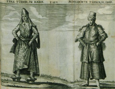 Edle Türkin im Haus Schlechte Türkin Im Haus - Busbeck Avgerii Gislenii Von - 1664