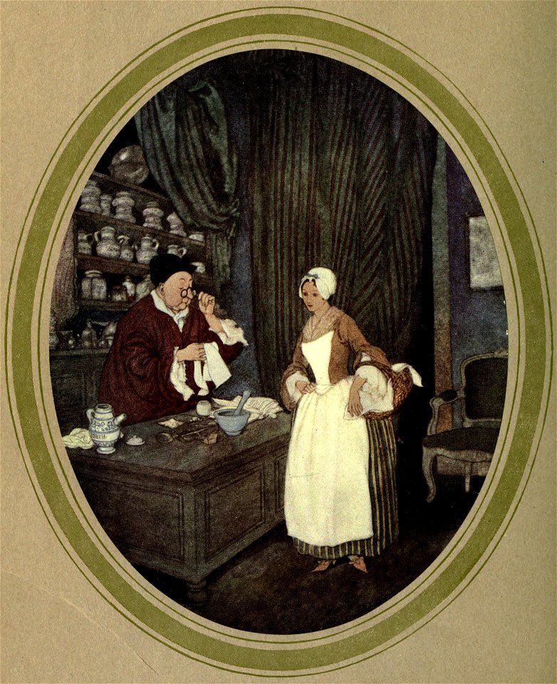 Edmund Dulac's picture-book for the French Red Cross - color plate 10