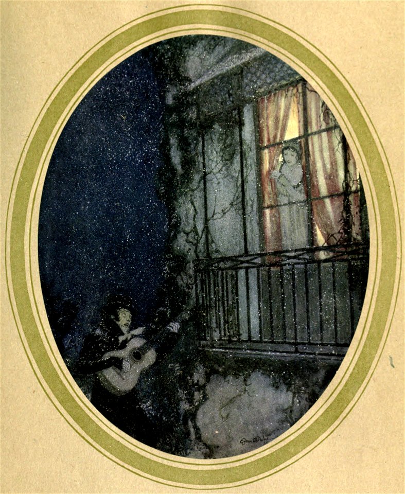 Edmund Dulac's picture-book for the French Red Cross - color plate 14