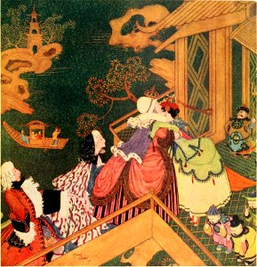 Edmund Dulac's fairy book - color plate 12