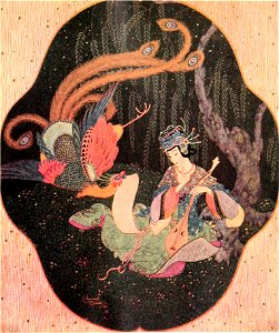 Edmund Dulac's fairy book - color plate 16