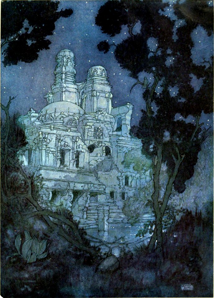 Edmund Dulac's picture-book for the French Red Cross - color plate 04