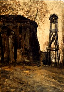 Edmond Charles Joseph Yon - Le chevet de l'église Saint-Pierre-de-Montmartre - P341 - Musée Carnavalet