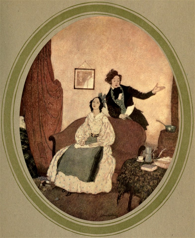 Edmund Dulac's picture-book for the French Red Cross - color plate 12
