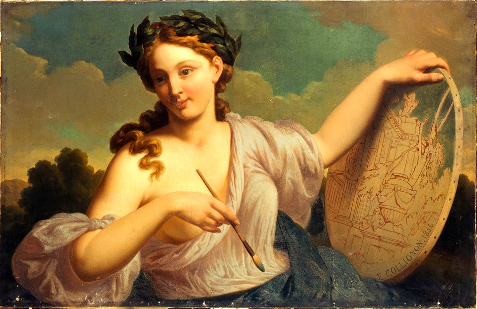 Edmond Collignon - Allégorie de la Peinture - P786-2 - Musée Carnavalet