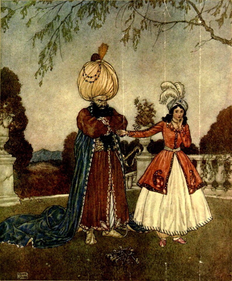 Edmund Dulac's picture-book for the French Red Cross - color plate 16