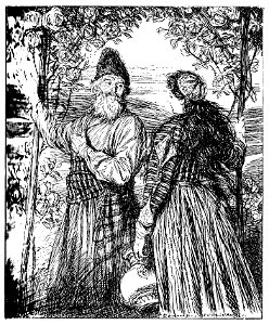 Edmund J Sullivan Illustrations to The Rubaiyat of Omar Khayyam First Version Quatrain-008