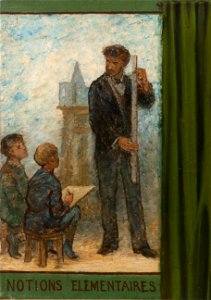 Edmond Eugène Valton - Dessinez enfants, pour soutenir plus tard l'honneur industriel de la République française , Esquisse - PPP4282 - Musée des Beaux-Arts de la ville de Paris - 3