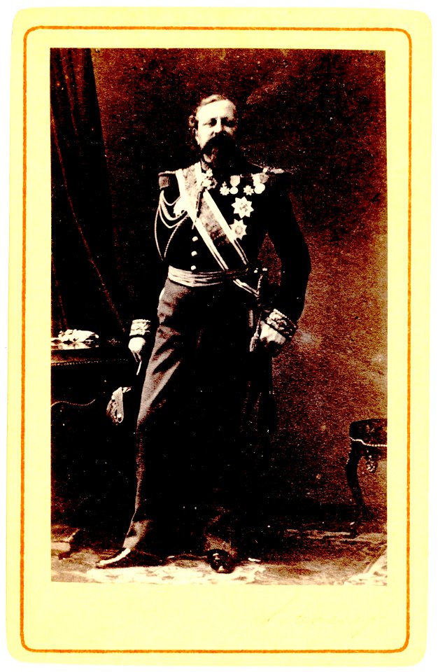 Edmond Le Boeuf carte de visite, c. 1855-1875