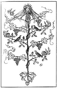 Edmund J Sullivan Illustrations to The Rubaiyat of Omar Khayyam First Version Quatrain-006