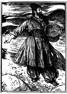 Edmund J Sullivan Illustrations to The Rubaiyat of Omar Khayyam First Version Quatrain-028