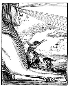 Edmund J Sullivan Illustrations to The Rubaiyat of Omar Khayyam First Version Quatrain-032