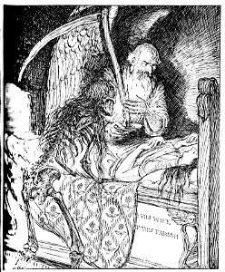 Edmund J Sullivan Illustrations to The Rubaiyat of Omar Khayyam First Version Quatrain-022