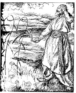 Edmund J Sullivan Illustrations to The Rubaiyat of Omar Khayyam First Version Quatrain-030