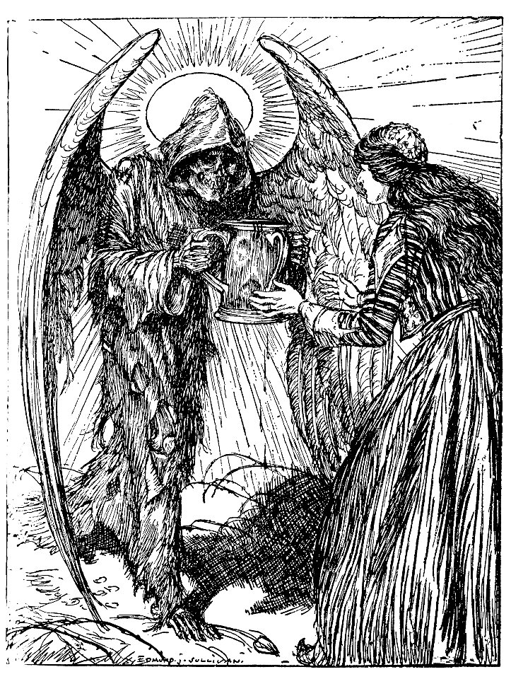 Edmund J Sullivan Illustrations to The Rubaiyat of Omar Khayyam First Version Quatrain-048