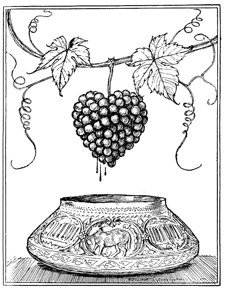 Edmund J Sullivan Illustrations to The Rubaiyat of Omar Khayyam First Version Quatrain-042