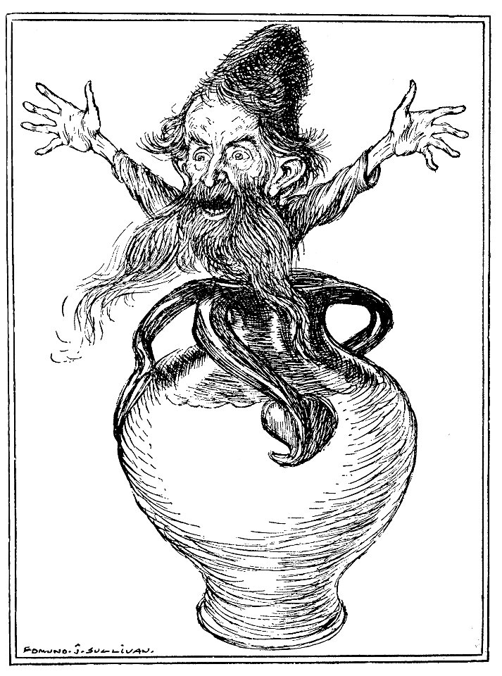 Edmund J Sullivan Illustrations to The Rubaiyat of Omar Khayyam First Version Quatrain-060