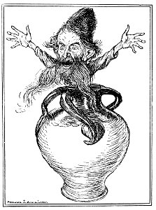 Edmund J Sullivan Illustrations to The Rubaiyat of Omar Khayyam First Version Quatrain-060
