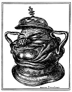 Edmund J Sullivan Illustrations to The Rubaiyat of Omar Khayyam First Version Quatrain-064