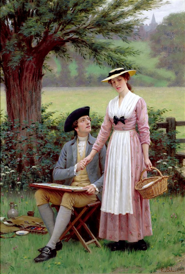 Edmund Blair Leighton - The Lord of Burleigh, Tennyson