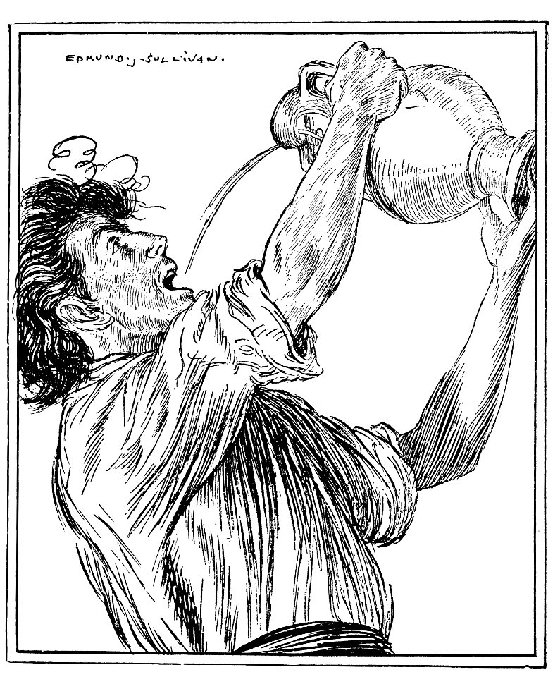 Edmund J Sullivan Illustrations to The Rubaiyat of Omar Khayyam First Version Quatrain-062