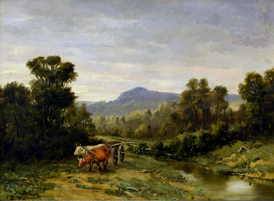Edmund Leaf Shearer - Landscape Near Reading - 1921.249.1 - Reading Public Museum