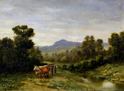 Edmund Leaf Shearer - Landscape Near Reading - 1921.249.1 - Reading Public Museum