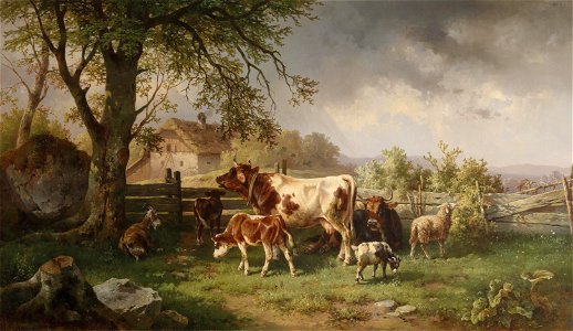 Edmund Mahlknecht Idylle am Bauernhof