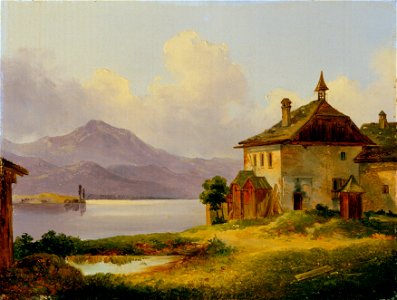Edmund Mahlknecht - Haus am See im Salzkammergut - 4504 - Österreichische Galerie Belvedere