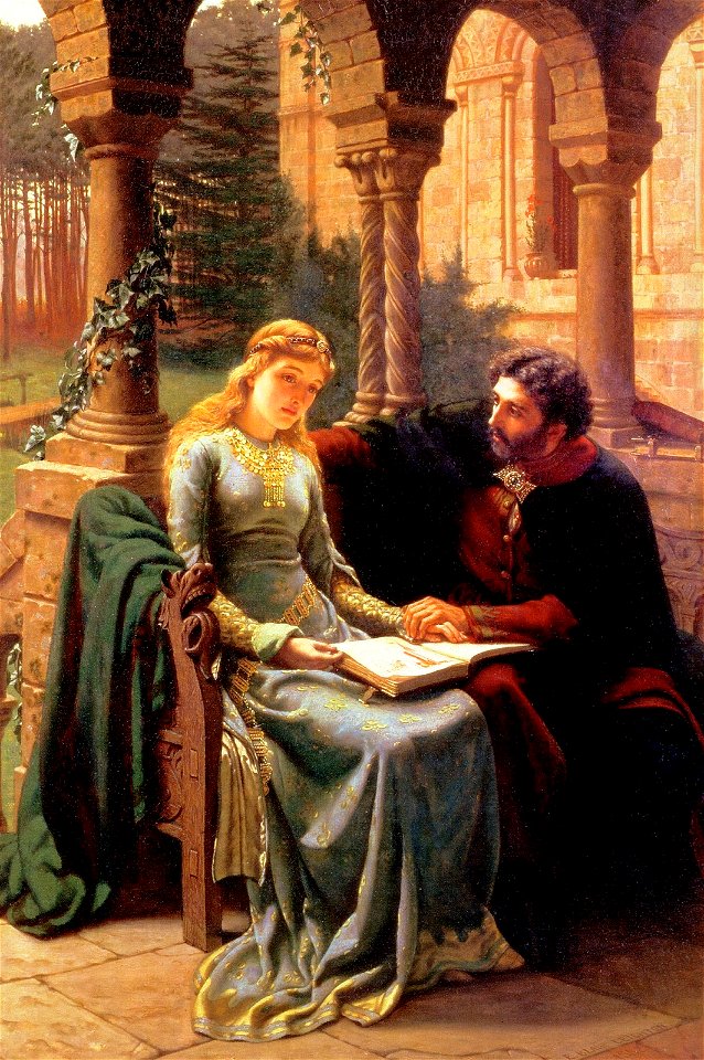 Edmund Blair Leighton - Abelard and his Pupil Heloise