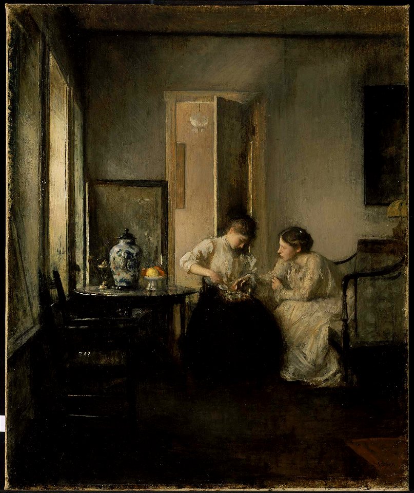 Edmund C. Tarbell - New England Interior - 1985.66 - Museum of Fine Arts