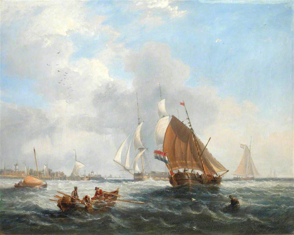 Edmund Thornton Crawford (1806-1885) - Seascape - 196898 - National Trust